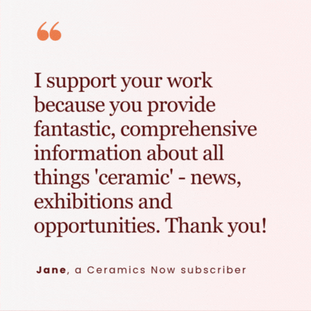 Ceramics Now subscription
